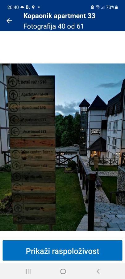 Apartman Kraljevi Cardaci Sadikovic Sa Garazom Kopaonik Exterior foto